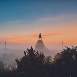 Blick vom Kalkberg über Lüneburg