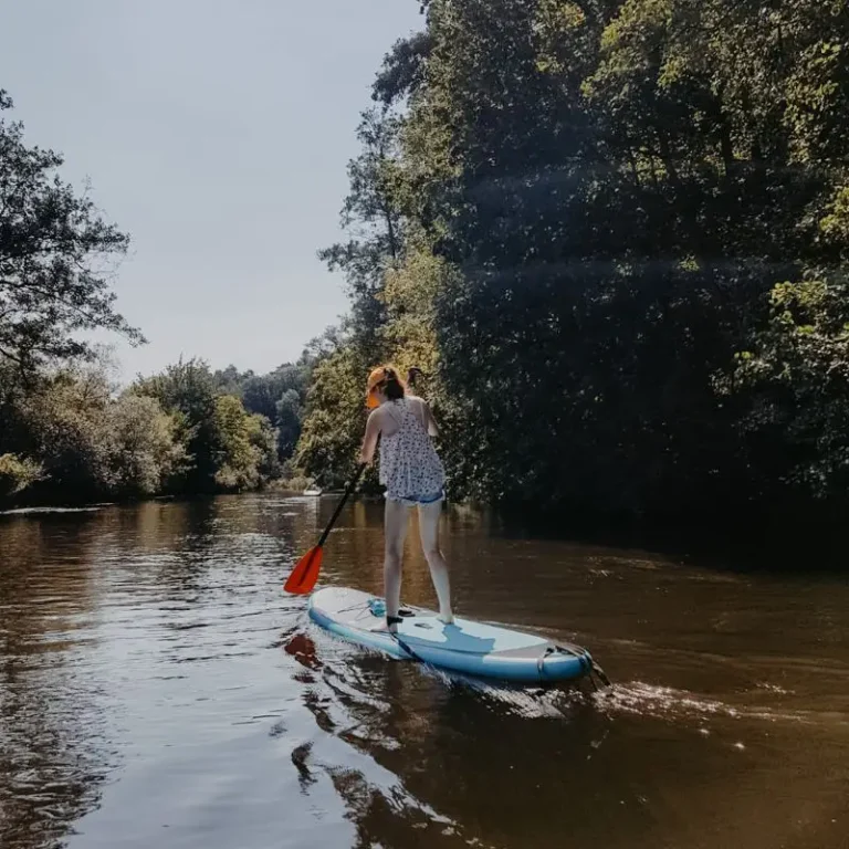 SUP fahren auf der Ilmenau