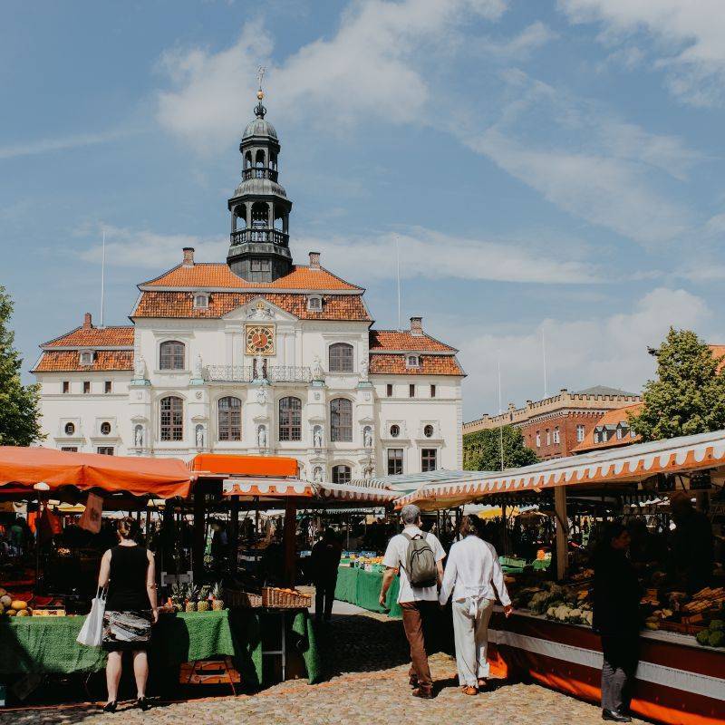 Sehenswürdigkeiten Lüneburg - der Marktplatz